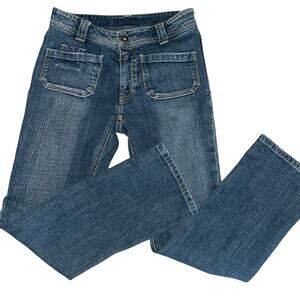 Vintage Japanese Clothing Industry Jeans Size 26 Crop y2k Straight Front Pocket